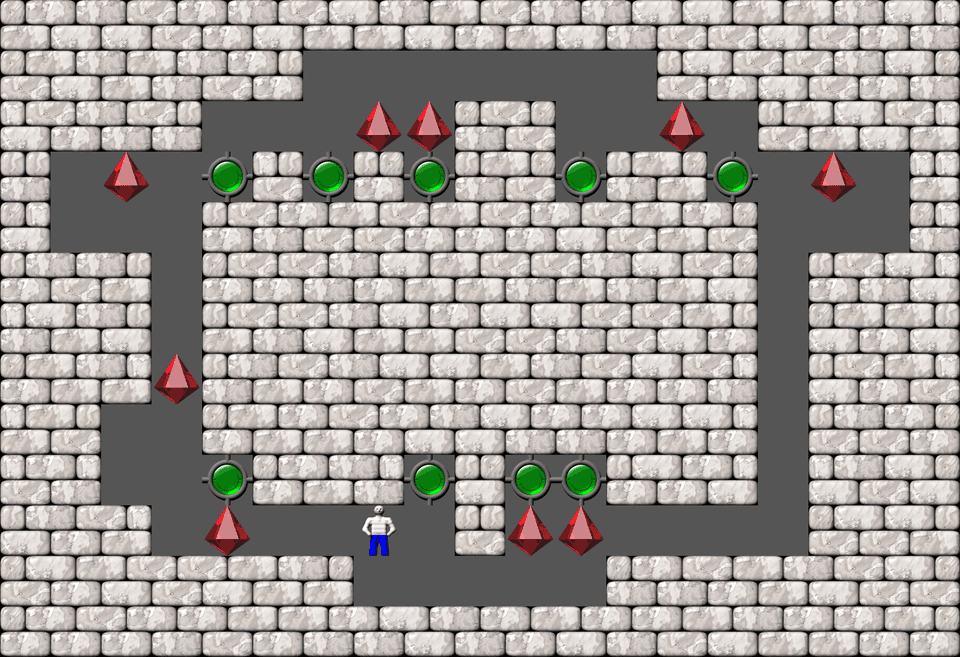 Сокобан More Bugs collections уровень 577